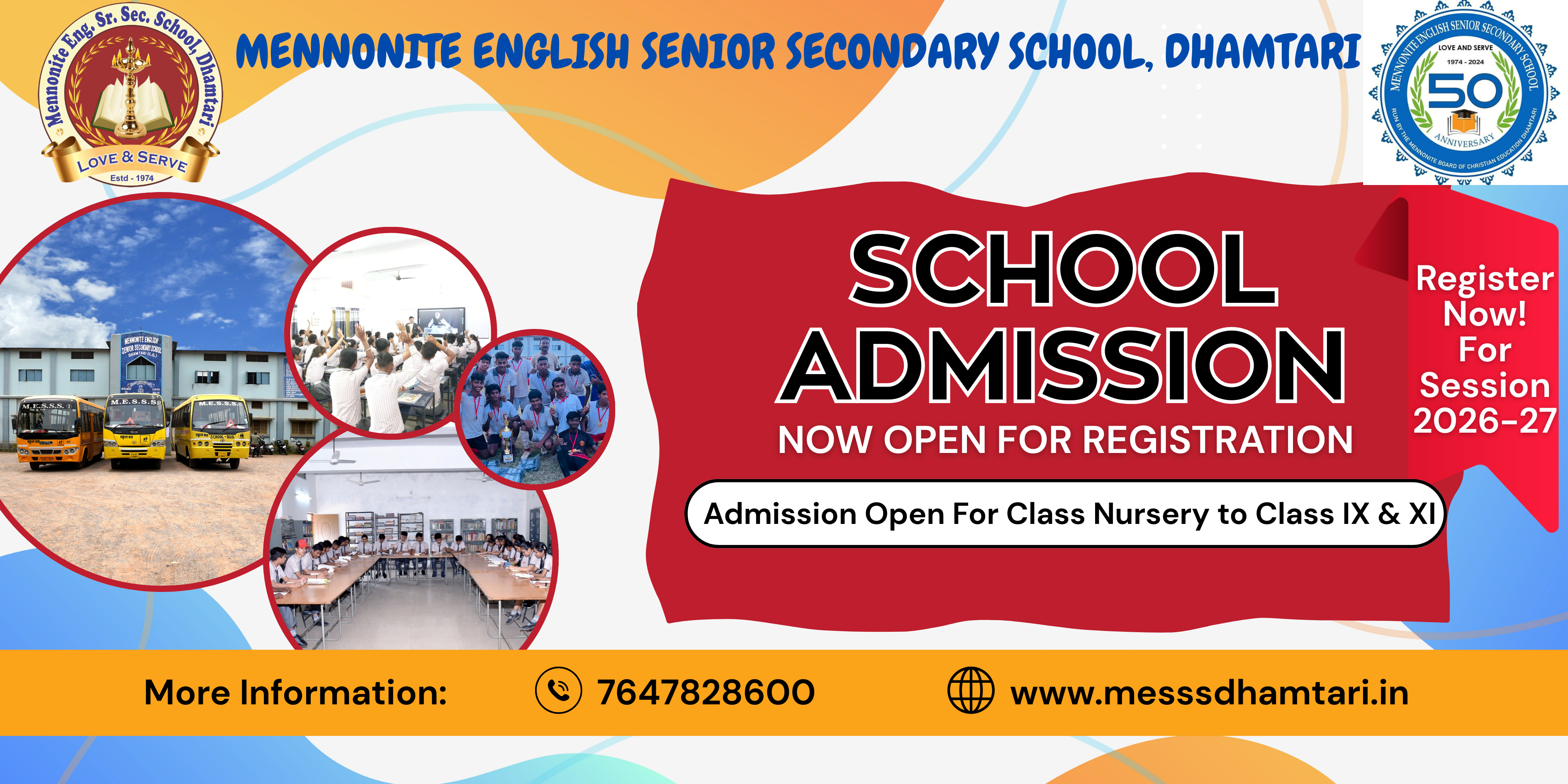 Admission Open for Session 2026-27